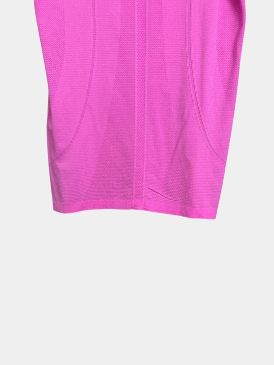 LULULEMON Swiftly Tech Stripe Pow Pink / Sakura Pink Top, Athletic Tank, Sz 12 - Picture 12 of 16